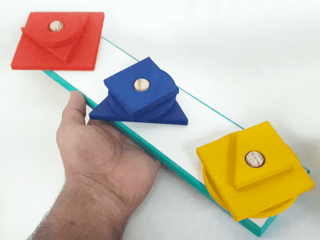 prancha de formas geométricas